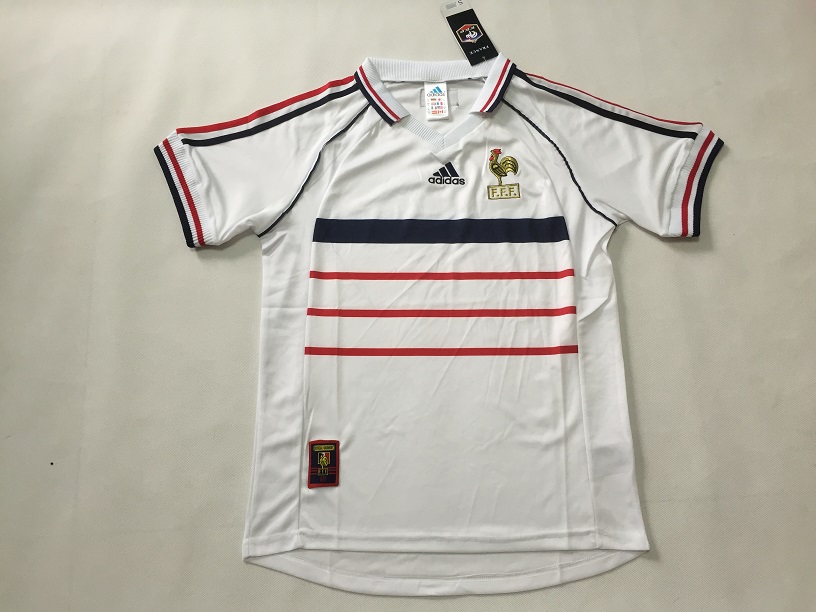 AAA Quality France 1998 World Cup Away Soccer Jersey
